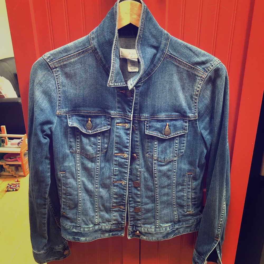 JCrew women’s premium stretch denim jacket - Small
